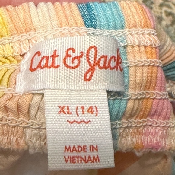 CAT and Jack Rainbow Girls Romper Size XL NWT - Picture 4 of 9